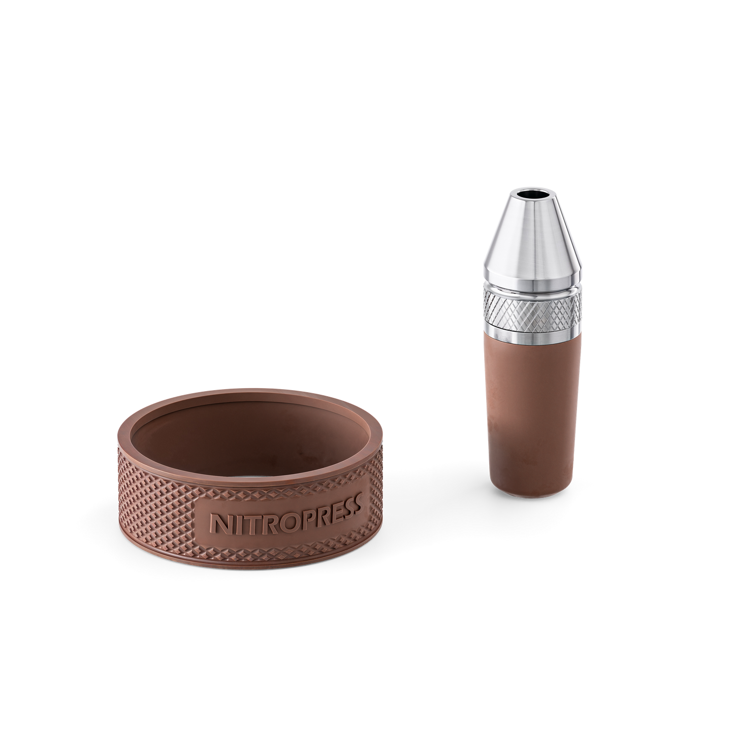 NitroPress Pro nozzle assembly & grip band set (Brown)